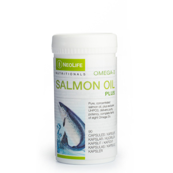 Omega-3 Salmon Oil Plus, Kosttilskud, fiskeolie